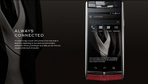 Giá trị của điện thoại Vertu