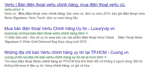 Hiện nay có rất nhiều cơ sở giao bán sản phẩm Vertu