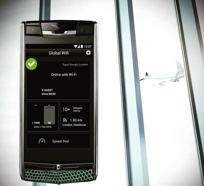 tính năng của điện thoại Vertu